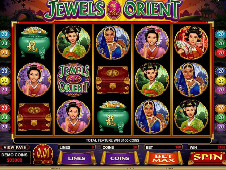 Jewels of the Orient Slots vao fun88 com 1